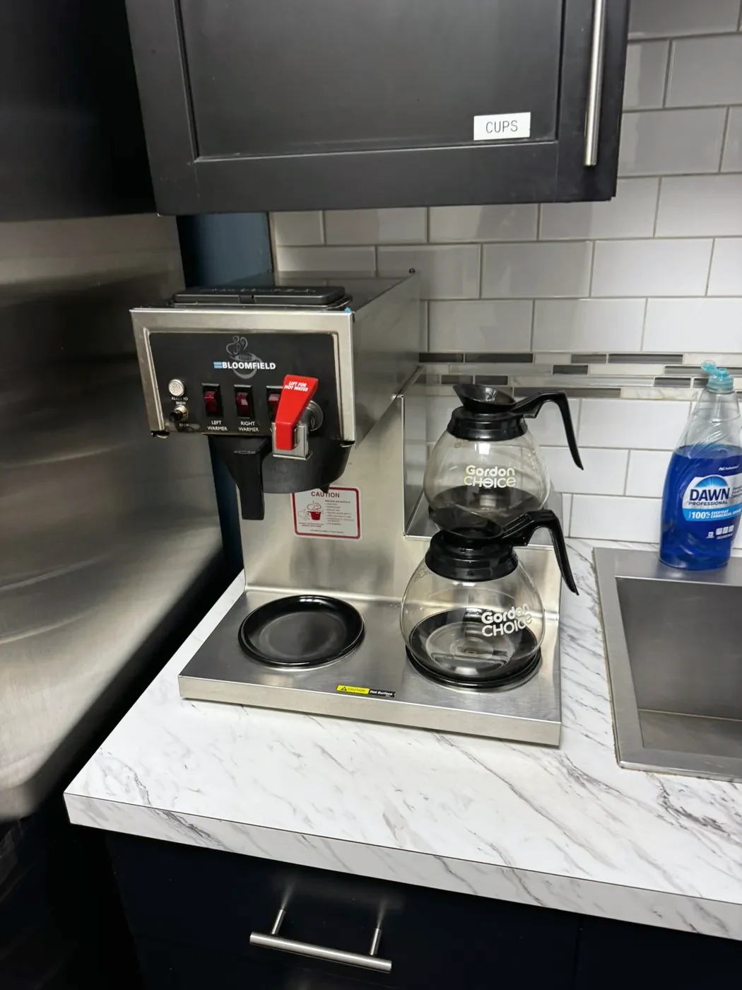 Cleaned breakroom in a Northeast Ohio facility
