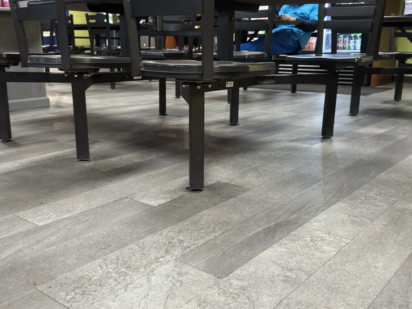 Industrial employee area cleaning example