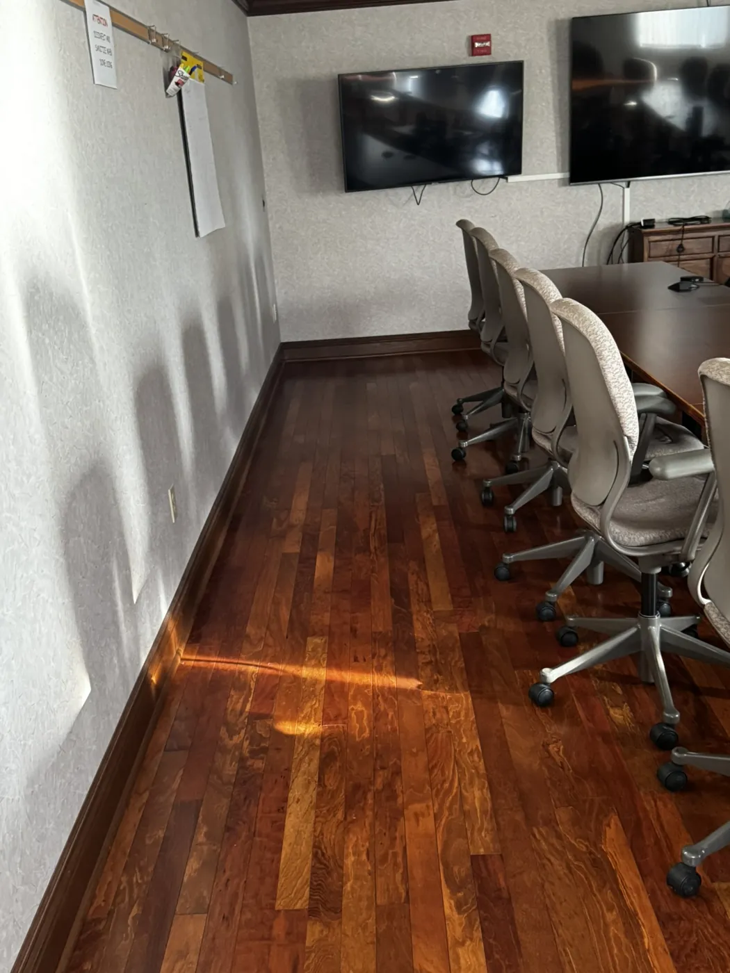 Office conference room cleaning example