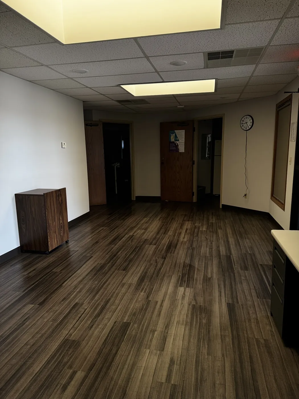 Office area cleaning example